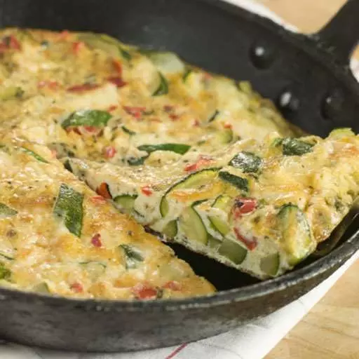 Omelet with Summer Vegetables