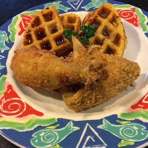 Chicken & Waffle Dumplings