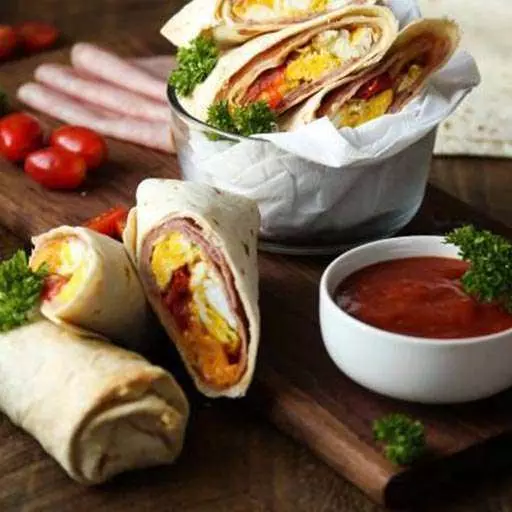 Tasty Tortilla Breakfast Sandwich