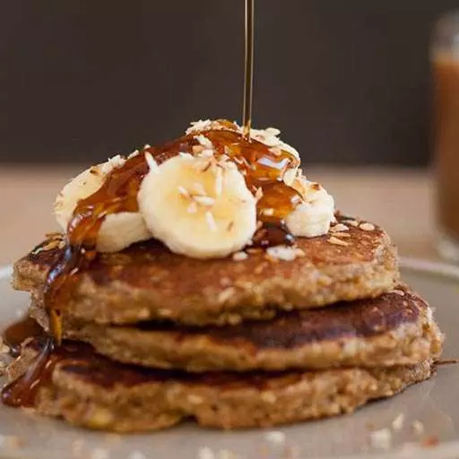 Gluten-Free Banana Oat Pancakes