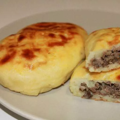 Картофельные зразы с печёночной начинкой
