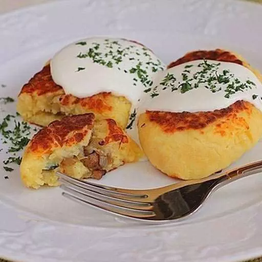 Картофельные зразы с грибами