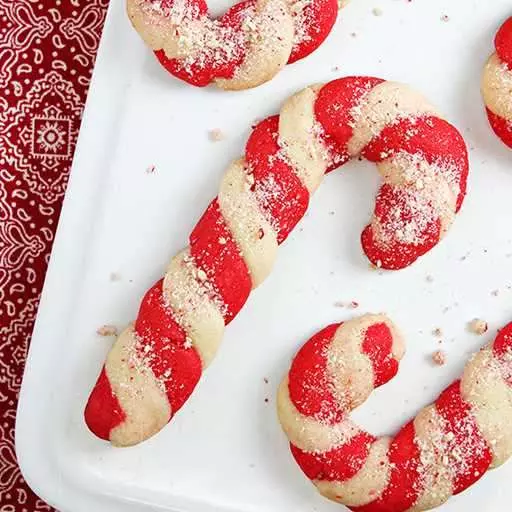 Candy Cane Cookies