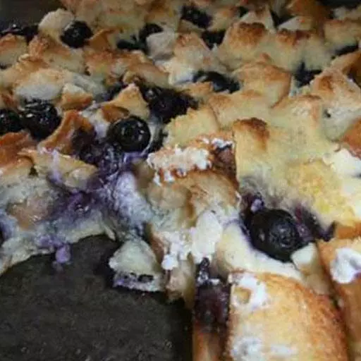 Blueberry Cheesecake Bread Pudding
