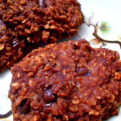 Chocolate Peanut Butter Oat Breakfast Cookies