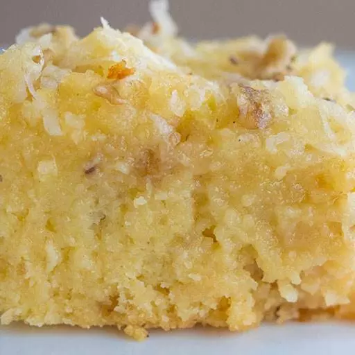 Slow Cooker Pineapple Spoon Cake