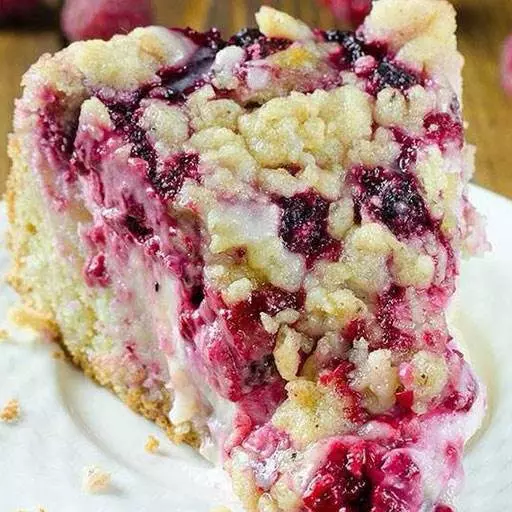 Raspberry Cream Cheese Coffee Cake
