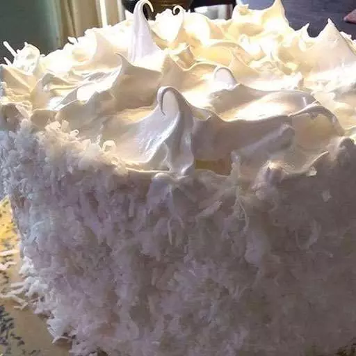 Coconut Cake with Seven-minute Frosting