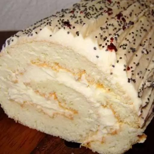 Рулет со сметанным кремом