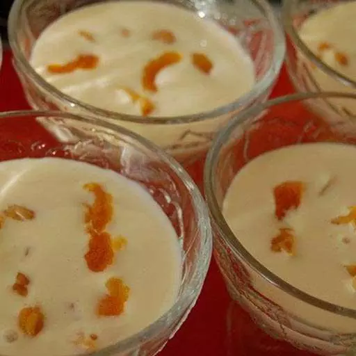 Желе з ряженки з куражем