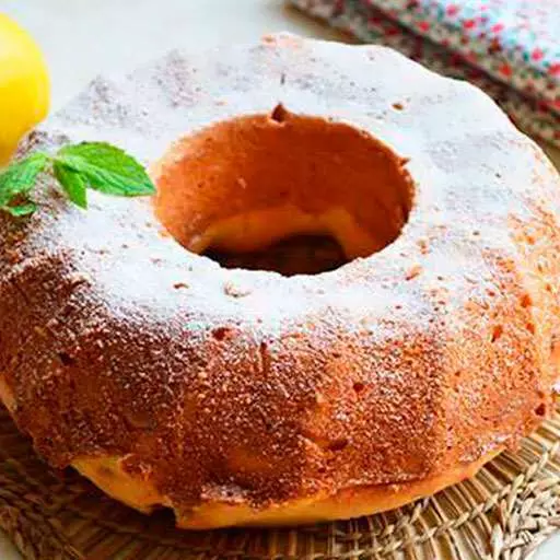 Простий пиріг з лимоном