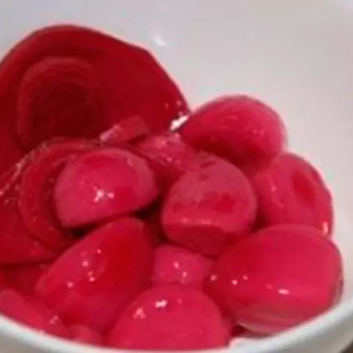 Рожевий маринований часник
