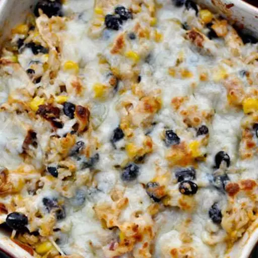 Mexican Chicken and Rice Casserole