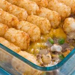 Cheesy Tater Tots and Green Bean Casserole