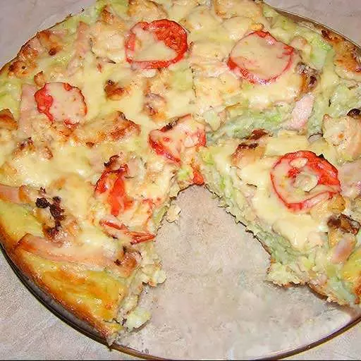 Кабачковый пирог-запеканка