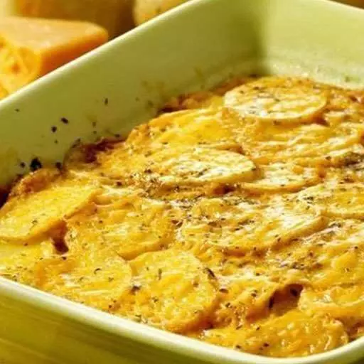Сливочно-сырная запеканка с грибами