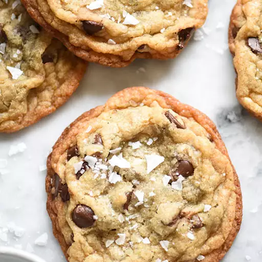 Salted Chocolate Chunk Cookies