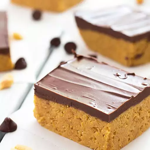 No Bake Chocolate Peanut Butter Bars