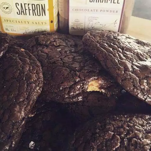Chewy Gluten Free Triple Chocolate Cookies