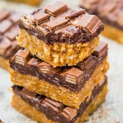 Chocolate Peanut Butter Kit Kat Crunch Bars