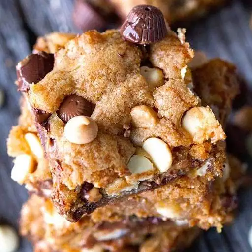 Loaded Quadruple Chip Cookie Bars