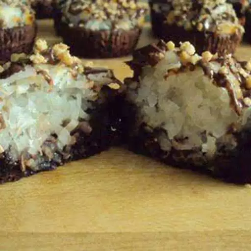 Almond Joy Brownie Bites