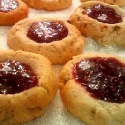 Shortbread Thumbprint Cookies