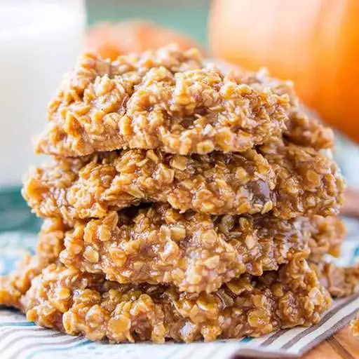 Pumpkin No Bake Cookies