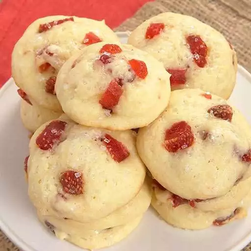Strawberry Cream Cheese Cookies