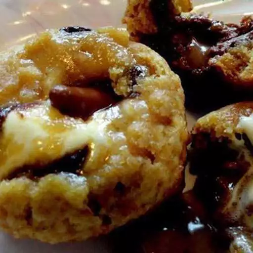 Caramel Marshmallow Cookie Bites