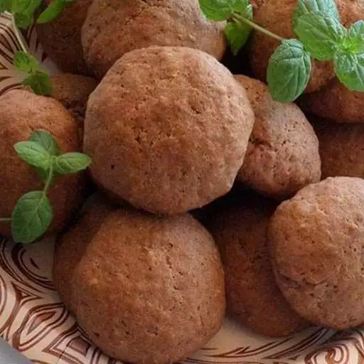 Клубничное печенье с отрубями