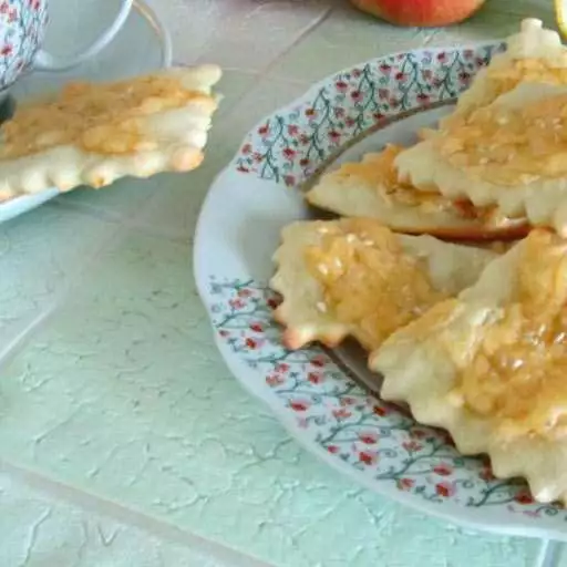 Сырное печенье с кунжутом