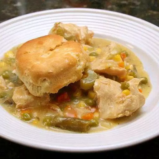 Crock Pot Chicken & Biscuits