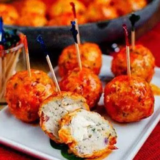 Slow Cooker Hot & Spicy Chicken Meatballs