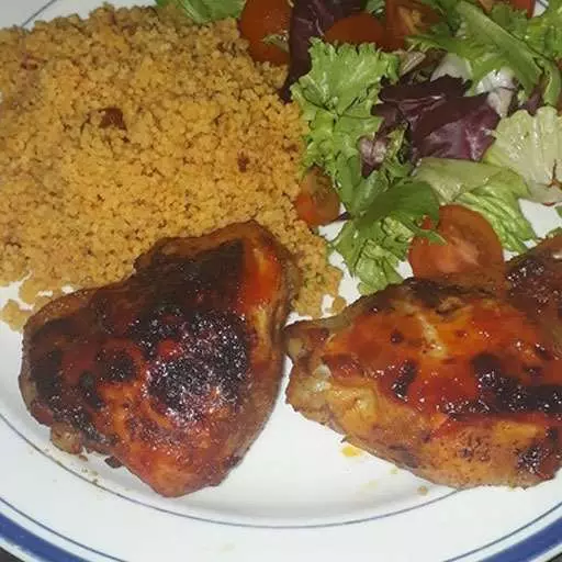 Sticky Chicken Thighs