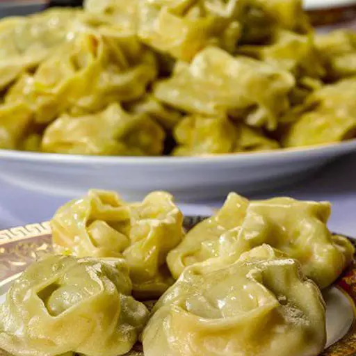 Манты с картошкой