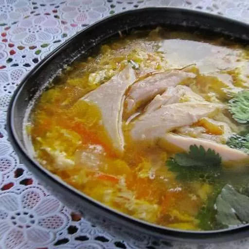 Суп із куркою