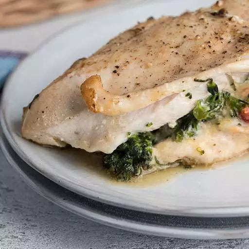 Broccoli & Cheese Stuffed Chicken Breast