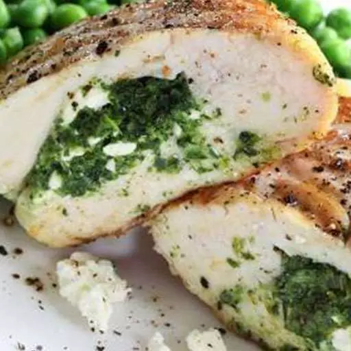 Spinach and Ricotta Stuffed Chicken Breast