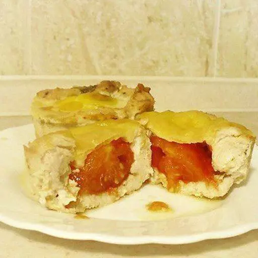 Куриные маффины с начинкой