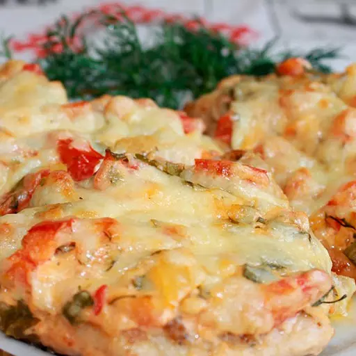 Куриная грудка под шубой