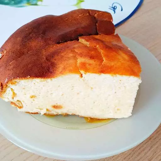 Низькокалорійна сирна запіканка
