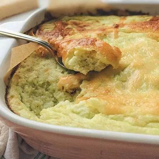 Кабачкове суфле із сиром