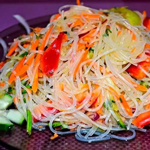 Фунчоза с овощами