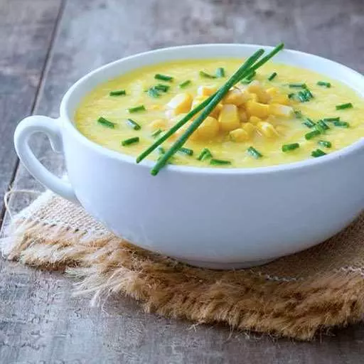 Крем -суп із кукурудзи