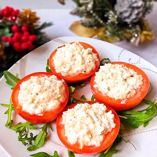 Помідори з сиром