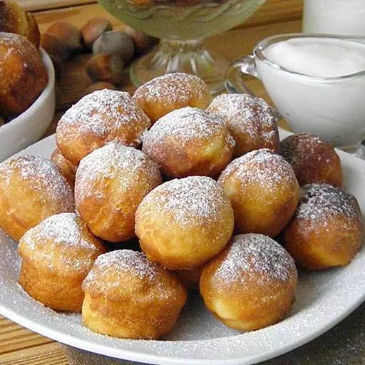 Пампушки на кефірі, смажені на сковороді