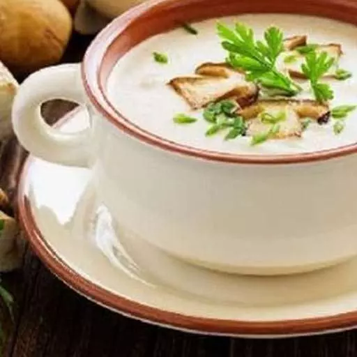 Сырный суп с шампиньонами