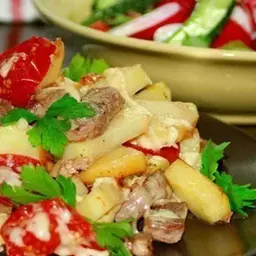 Картопля "по-французьки" на сковороді