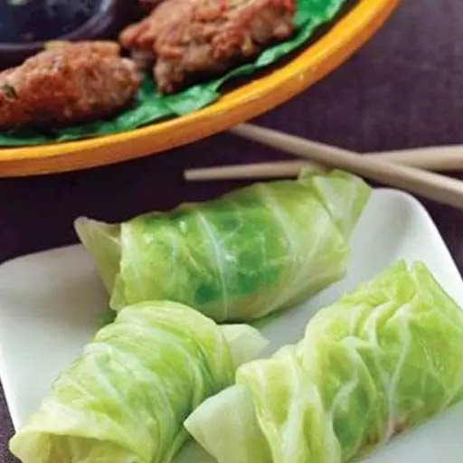 Cabbage Wrapped Pork Pot Stickers